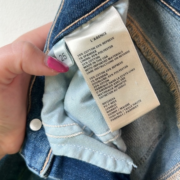 L’Agence Margot High-Rise Skinny Ankle Jeans - Picture 8 of 9